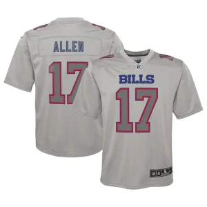Josh allen buffalo bills nike youth atmosphere game jersey Gray