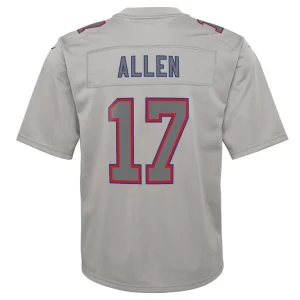 Josh allen buffalo bills nike youth atmosphere game jersey Gray Yth L