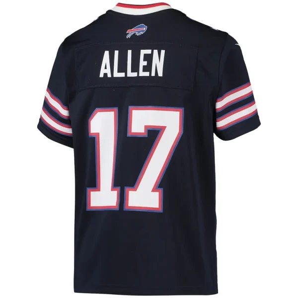 Josh allen buffalo bills nike youth inverted team game jersey Navy Yth L