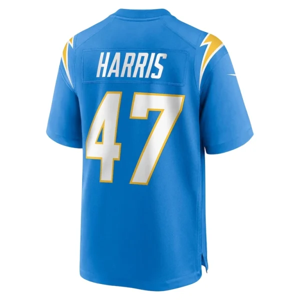 Josh harris los angeles chargers nike game jersey Powder blue L