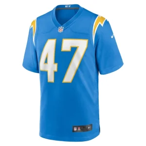Josh harris los angeles chargers nike game jersey Powder blue M