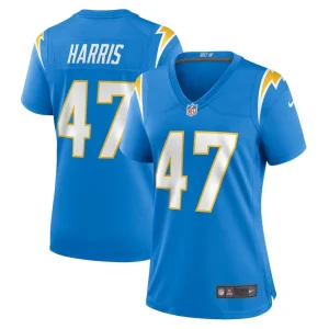 Josh harris los angeles chargers nike womens game jersey Powder blue