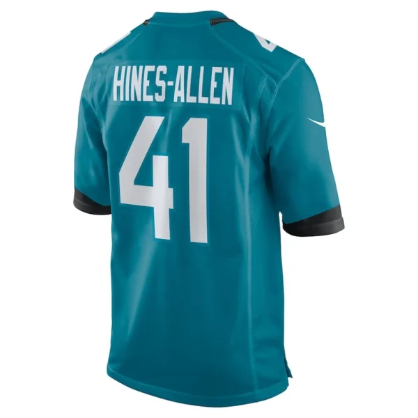 Josh hines allen jacksonville jaguars nike player game jersey Teal L
