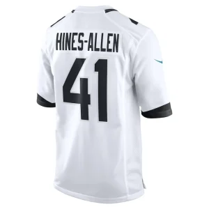 Josh hines allen jacksonville jaguars nike player game jersey White L