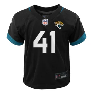Josh hines allen jacksonville jaguars nike preschool alternate player game jersey Black 56