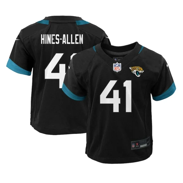 Josh hines allen jacksonville jaguars nike preschool alternate player game jersey Black