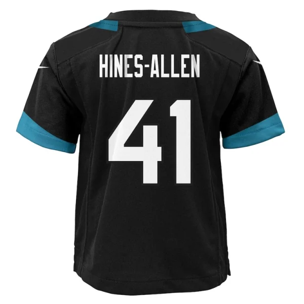 Josh hines allen jacksonville jaguars nike preschool alternate player game jersey Black 7