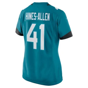 Josh hines allen jacksonville jaguars nike womens player game jersey Teal L