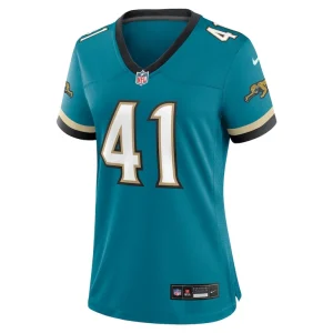 Josh hines allen jacksonville jaguars nike womens prowler throwback game jersey Teal M