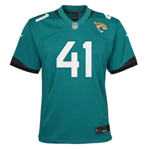 Josh hines allen jacksonville jaguars nike youth team game jersey Teal Yth M