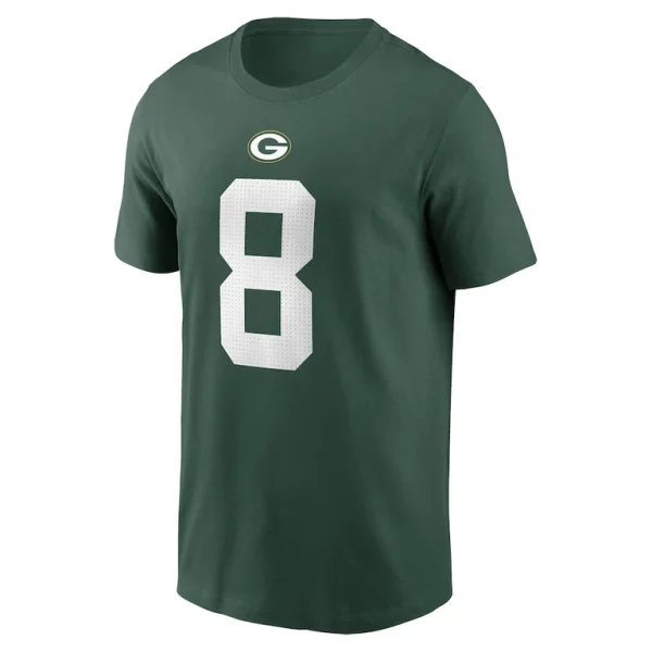 Josh jacobs green bay packers nike player name number t shirt Green M