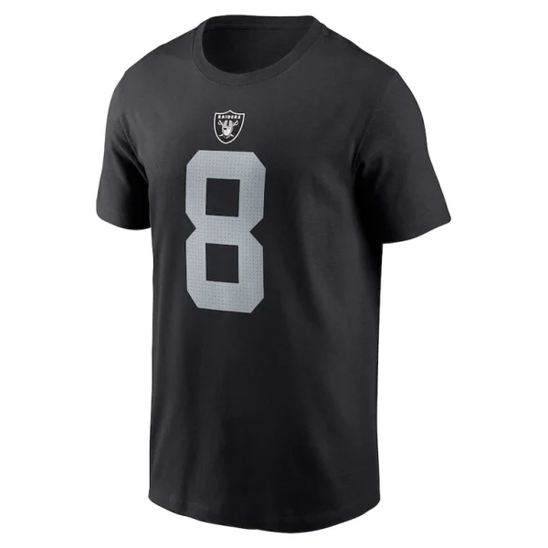 Josh jacobs las vegas raiders nike player name number t shirt Black M