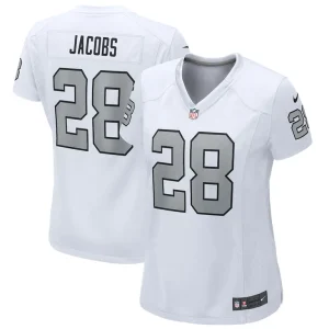 Josh jacobs las vegas raiders nike womens alternate game player jersey White