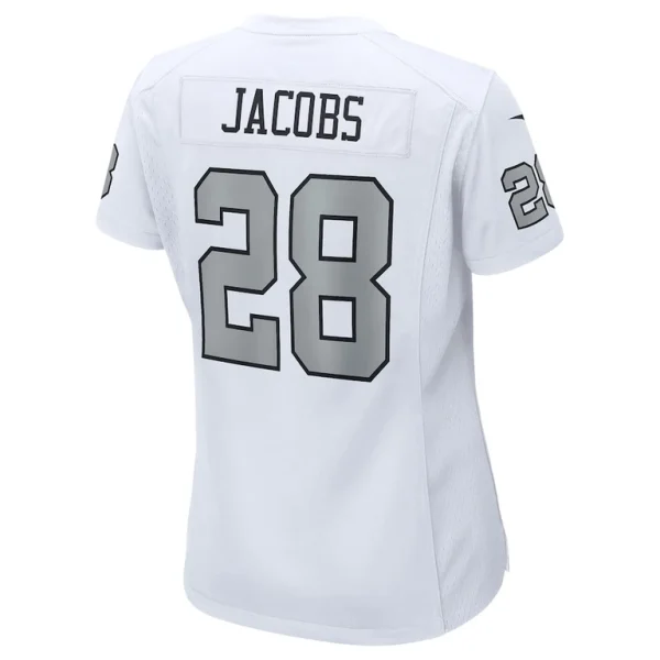 Josh jacobs las vegas raiders nike womens alternate game player jersey White L