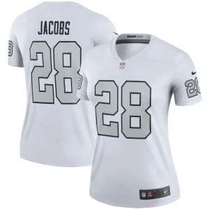 Josh jacobs las vegas raiders nike womens alternate legend player performance top White