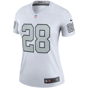Josh jacobs las vegas raiders nike womens alternate legend player performance top White M