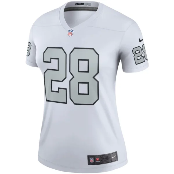 Josh jacobs las vegas raiders nike womens alternate legend player performance top White M