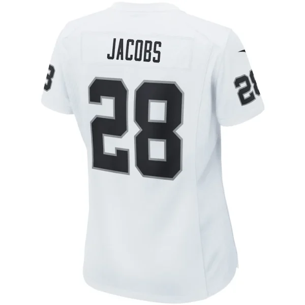 Josh jacobs las vegas raiders nike womens player game team jersey White L