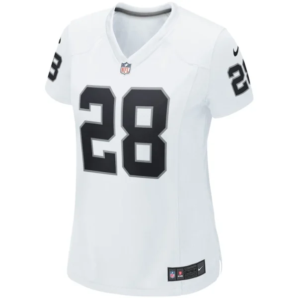 Josh jacobs las vegas raiders nike womens player game team jersey White M