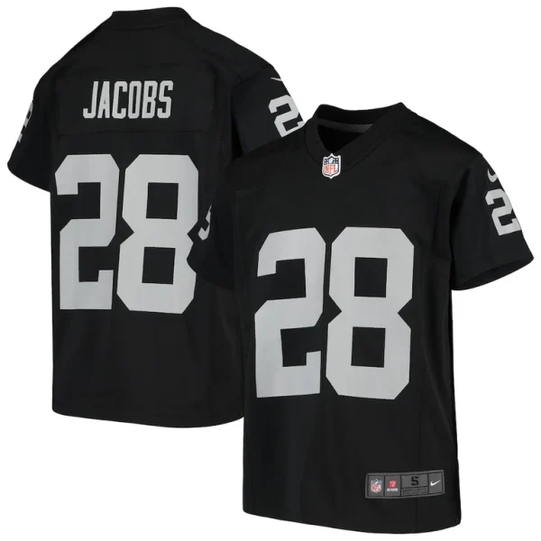 Josh jacobs las vegas raiders nike youth game jersey Black