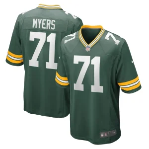 Josh myers green bay packers nike game jersey Green