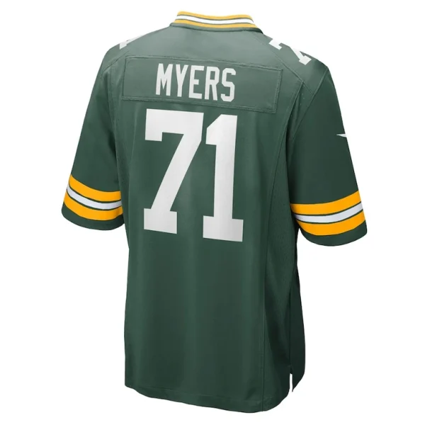 Josh myers green bay packers nike game jersey Green L