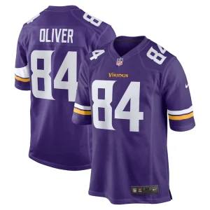 Josh oliver minnesota vikings nike game player jersey Purple