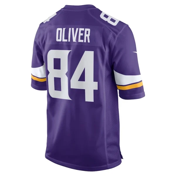 Josh oliver minnesota vikings nike game player jersey Purple L