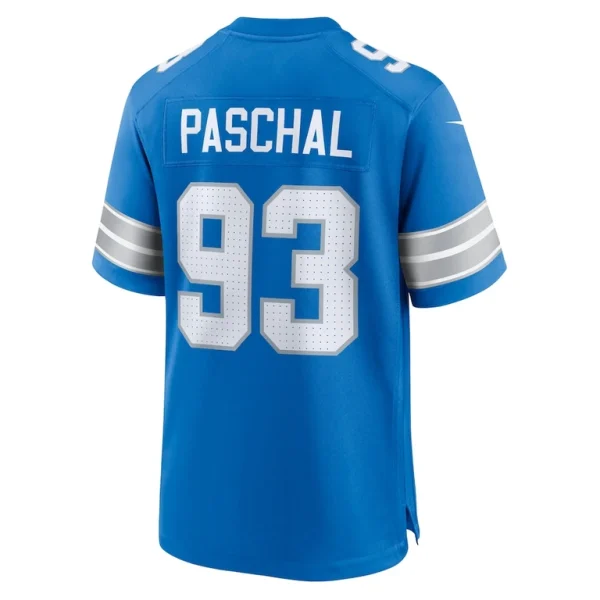 Josh paschal detroit lions nike team game jersey Blue L