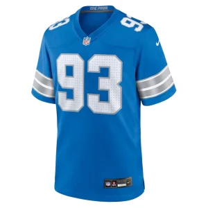 Josh paschal detroit lions nike team game jersey Blue M