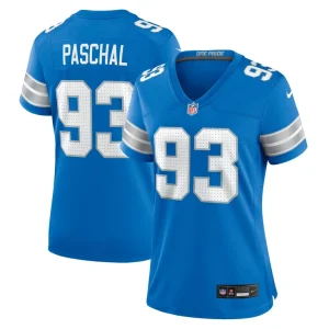 Josh paschal detroit lions nike womens team game jersey Blue