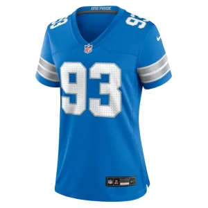 Josh paschal detroit lions nike womens team game jersey Blue M