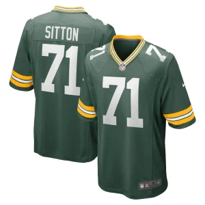 Josh sitton green bay packers nike retired game jersey Green