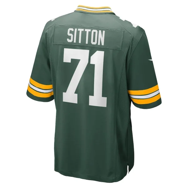Josh sitton green bay packers nike retired game jersey Green L