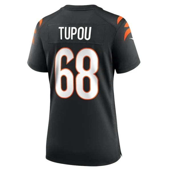 Josh tupou cincinnati bengals nike womens game player jersey Black L