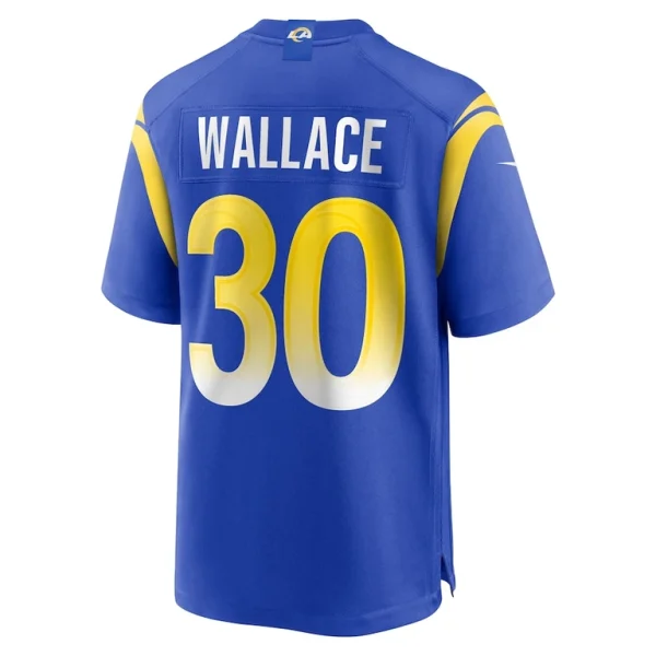 Josh wallace los angeles rams nike game jersey Royal L