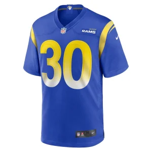 Josh wallace los angeles rams nike game jersey Royal M