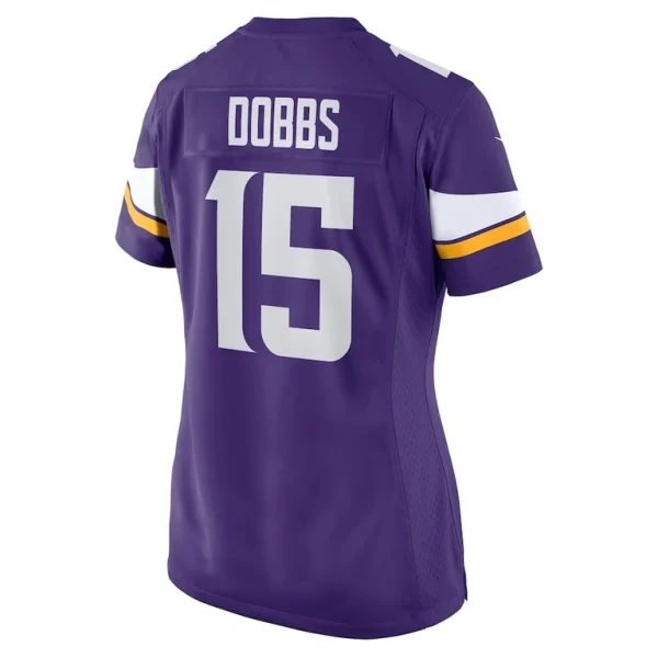 Joshua dobbs minnesota vikings nike womens game jersey Purple L