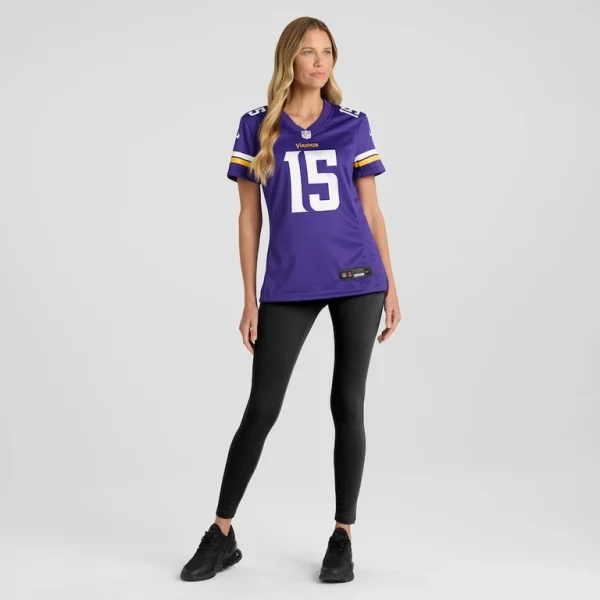 Joshua dobbs minnesota vikings nike womens game jersey Purple XL