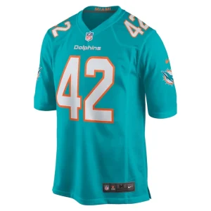 Joshua kalu miami dolphins nike team game jersey Aqua M