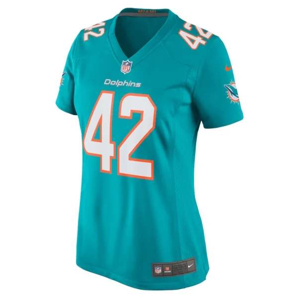 Joshua kalu miami dolphins nike womens team game jersey Aqua M