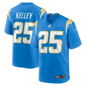 Joshua kelley los angeles chargers nike game jersey Powder blue