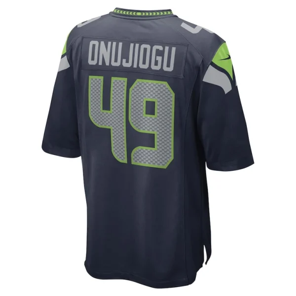 Joshua onujiogu seattle seahawks nike game player jersey College navy L