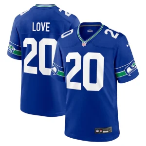 Julian love seattle seahawks nike throwback player game jersey Royal