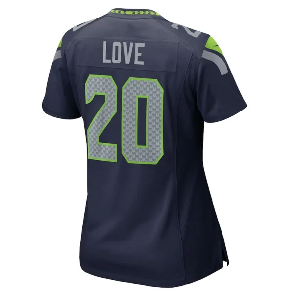 Julian love seattle seahawks nike womens team game jersey College navy L