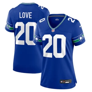Julian love seattle seahawks nike womens throwback player game jersey Royal