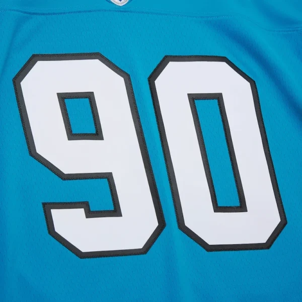Julius peppers carolina panthers mitchell ness legacy replica jersey – blue Multi XL