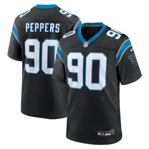 Julius peppers carolina panthers nike retired player game jersey Black