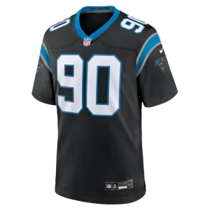 Julius peppers carolina panthers nike retired player game jersey Black M
