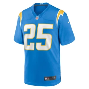Junior colson los angeles chargers nike team game jersey Powder blue S